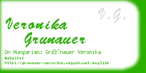 veronika grunauer business card